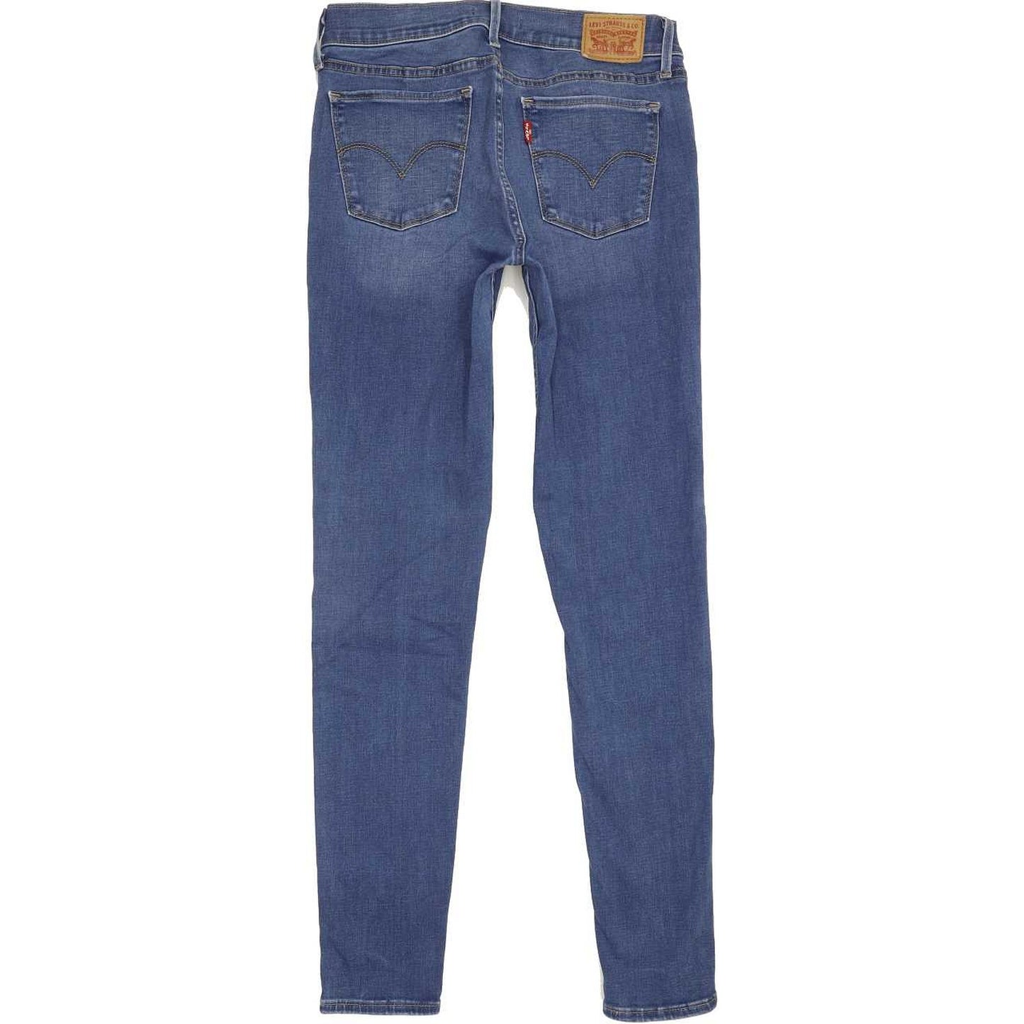 Levi's 710 Super Women Blue Skinny Slim Stretch Jeans W28 L29