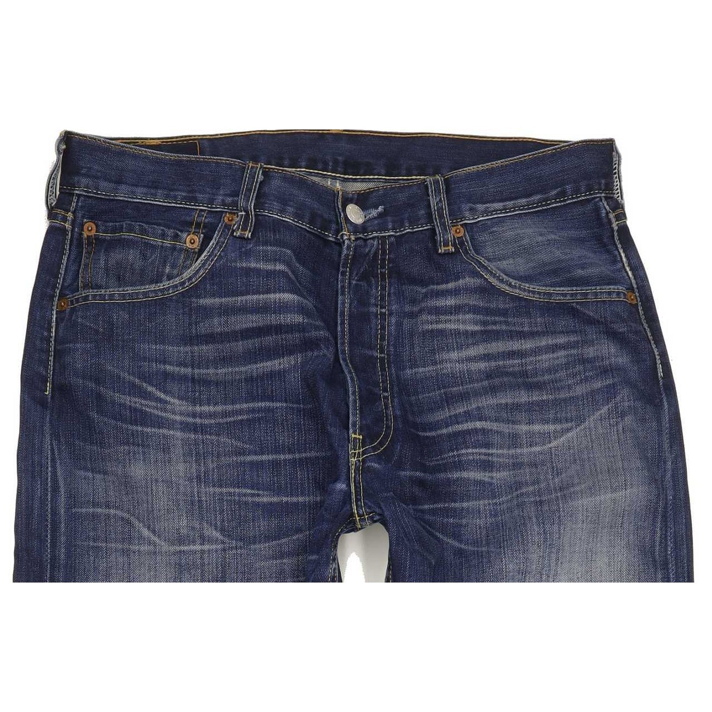 Levi's 501 Men Blue Straight Regular Jeans W34 L32
