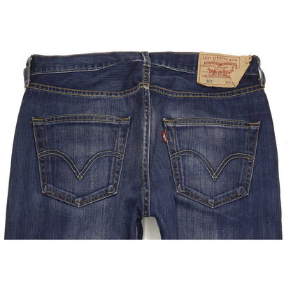 Levi's 501 Men Blue Straight Regular Jeans W34 L32