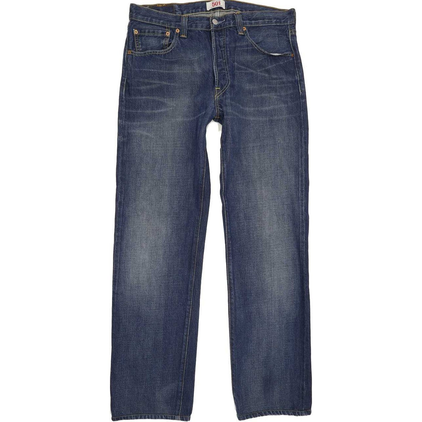 Levi's 501 Men Blue Straight Regular Jeans W34 L32