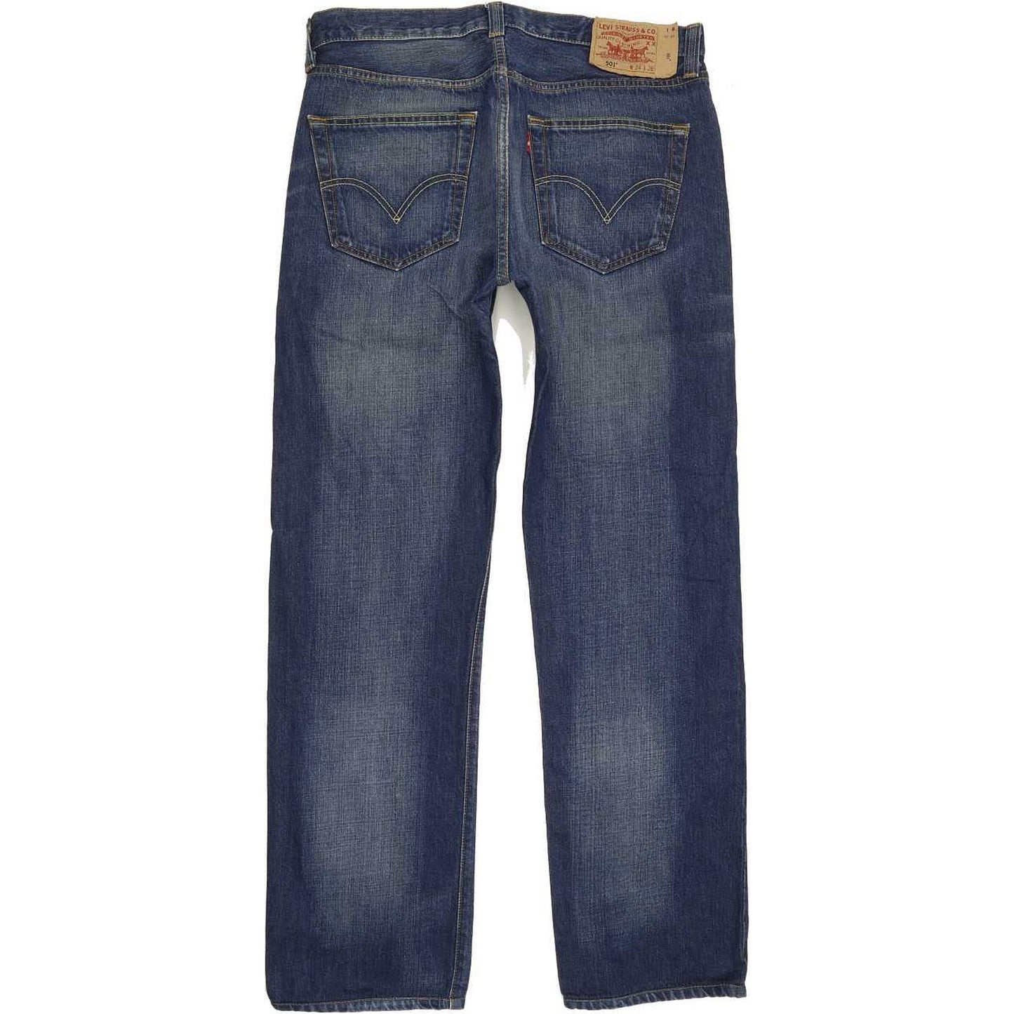 Levi's 501 Men Blue Straight Regular Jeans W34 L32