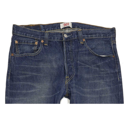Levi's 501 Men Blue Straight Regular Jeans W34 L32
