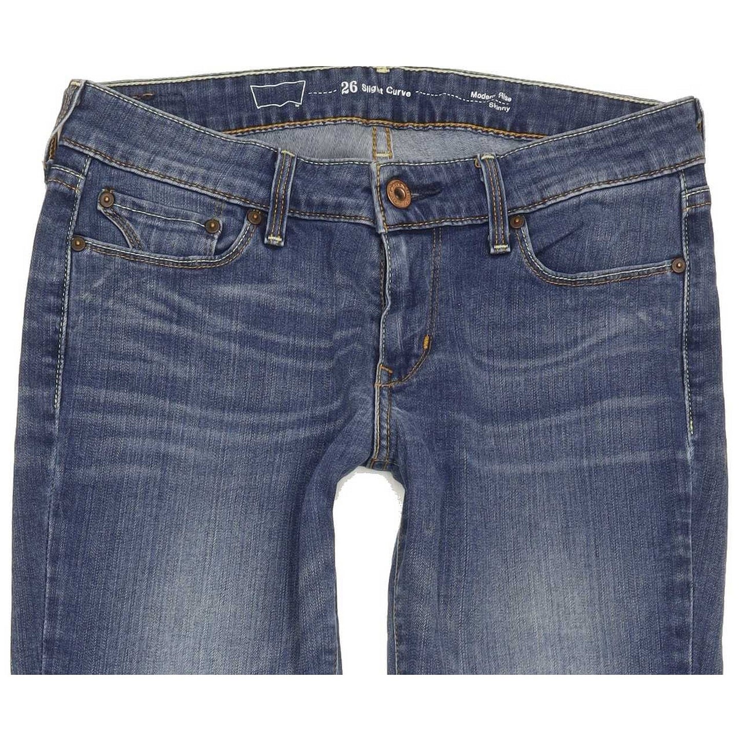 Levi's Slight Curve Women Blue Skinny Slim Stretch Jeans W26 L29