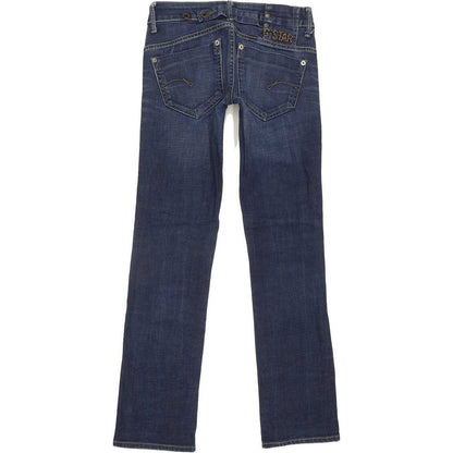 G-Star Midge Women Blue Straight Slim Stretch Jeans W25 L29