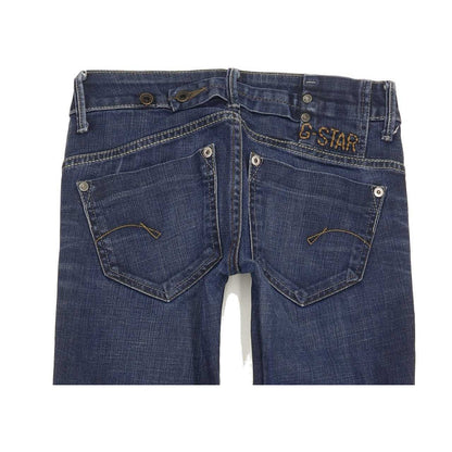 G-Star Midge Women Blue Straight Slim Stretch Jeans W25 L29