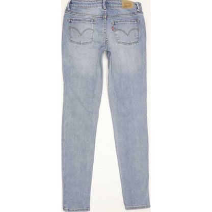 Levi's 710 Super Kids Blue Skinny Slim Stretch Jeans W26 L29
