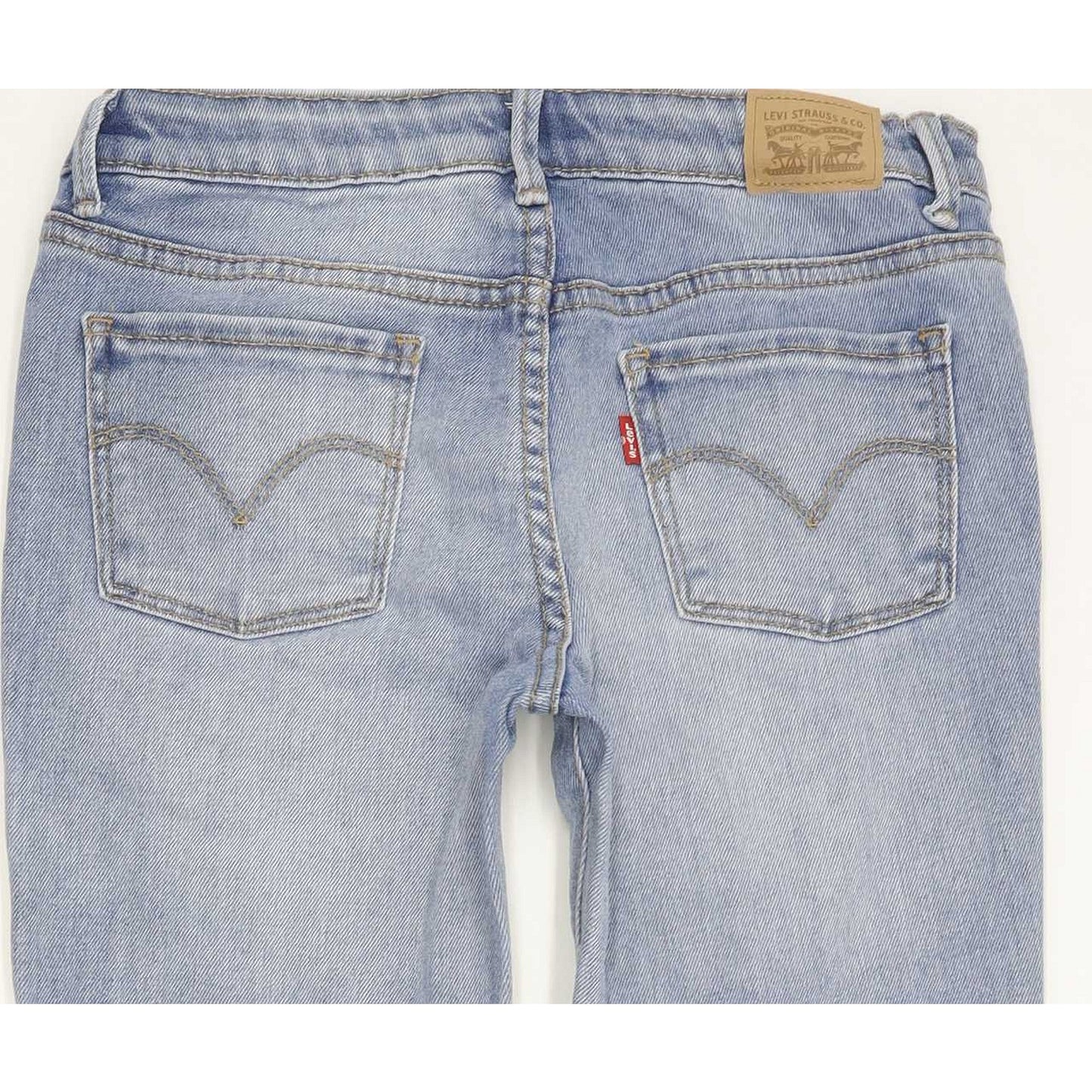 Levi's 710 Super Kids Blue Skinny Slim Stretch Jeans W26 L29