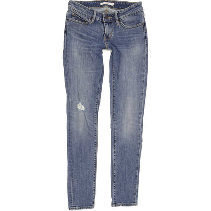 Diesel 710 Women Blue Skinny Slim Stretch Jeans W25 L29
