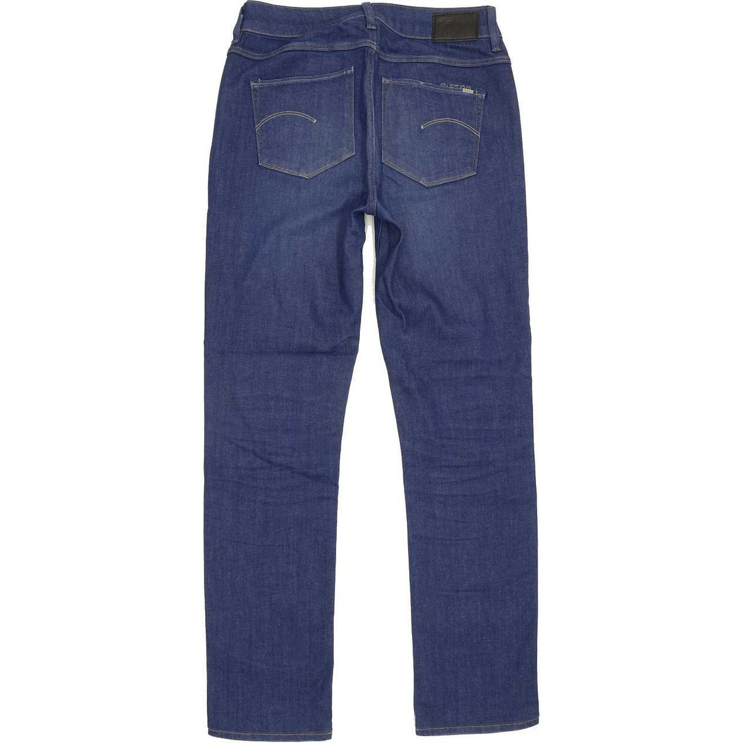 G-Star 3301 Contour High Women Blue Straight Regular Stretch Jeans W27 L28