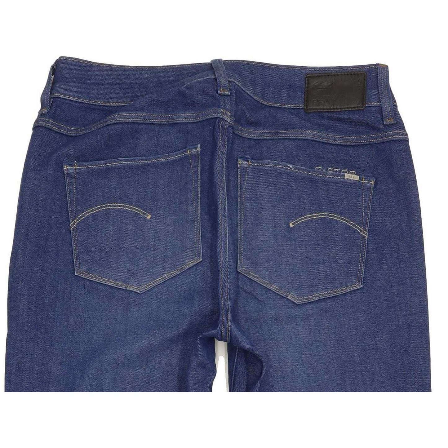 G-Star 3301 Contour High Women Blue Straight Regular Stretch Jeans W27 L28