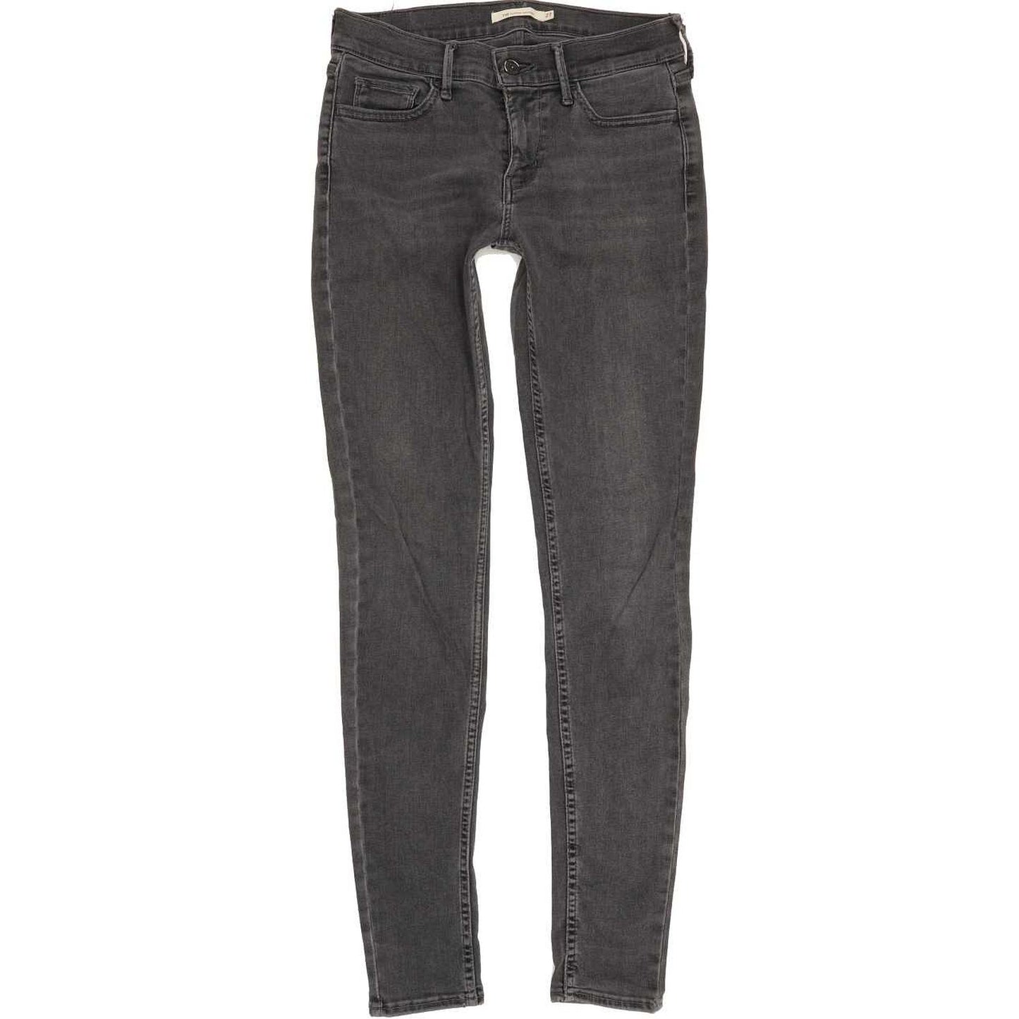 Levi's 710 Super Women Grey Skinny Slim Stretch Jeans W27 L30