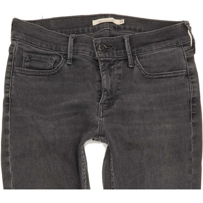 Levi's 710 Super Women Grey Skinny Slim Stretch Jeans W27 L30