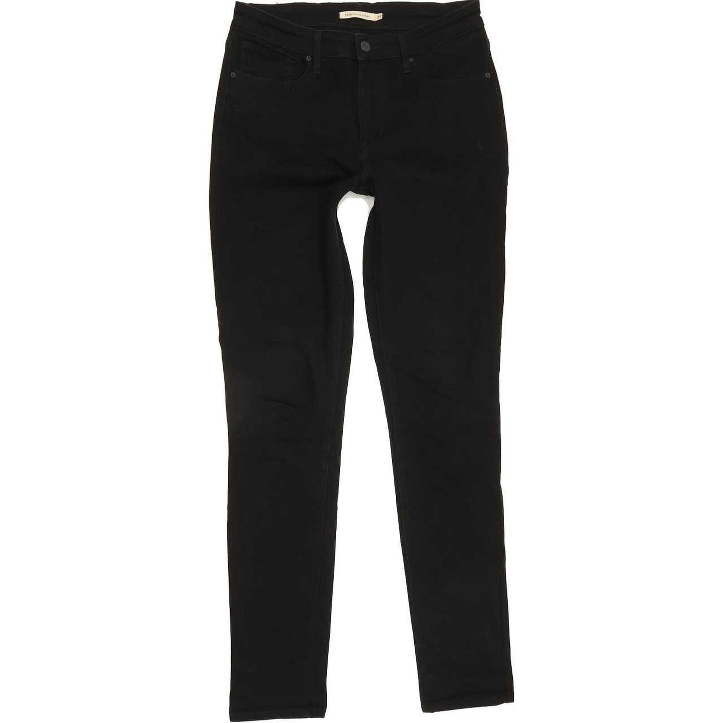 Levi's 721 High Rise Women Black Skinny Stretch Jeans W29 L31