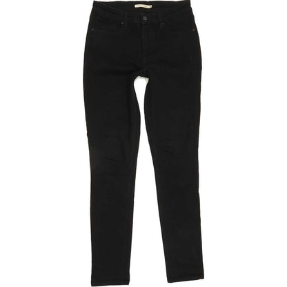 Levi's 721 High Rise Women Black Skinny Stretch Jeans W29 L31