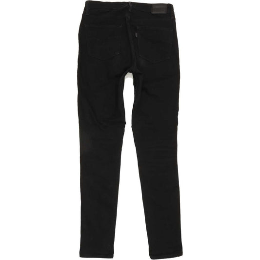 Levi's 721 High Rise Women Black Skinny Stretch Jeans W29 L31