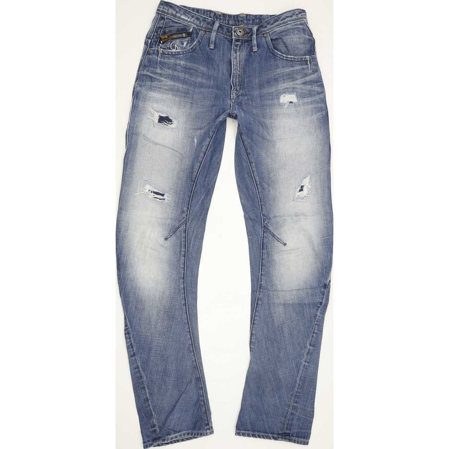G-Star Ocean Women Blue Tapered Loose Jeans W26 L32