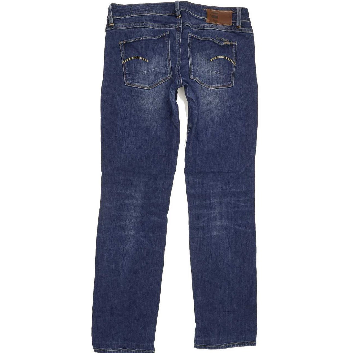 G-Star 3301 Women Blue Straight Slim Stretch Jeans W28 L28