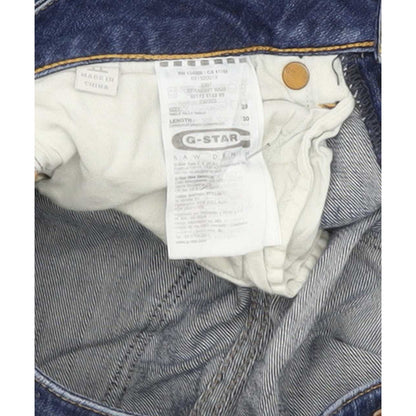 G-Star 3301 Women Blue Straight Slim Stretch Jeans W28 L28