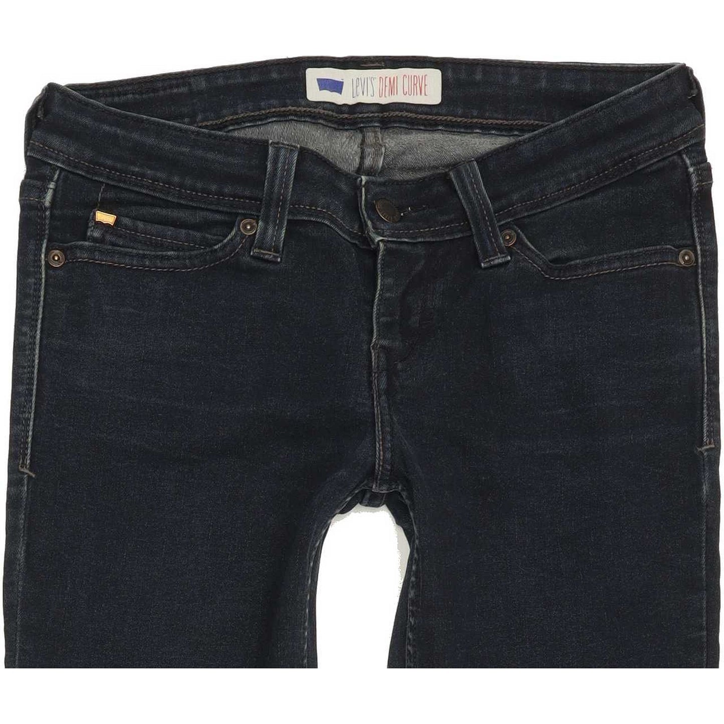 Levi's Demi Curve Women Navy Skinny Slim Stretch Jeans W26 L28