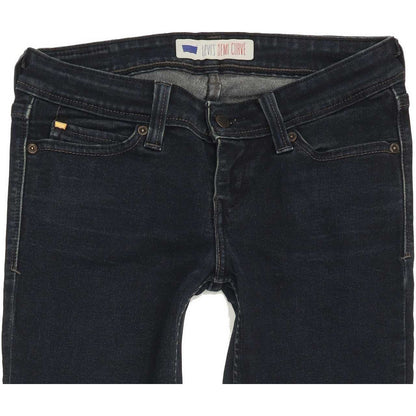 Levi's Demi Curve Women Navy Skinny Slim Stretch Jeans W26 L28