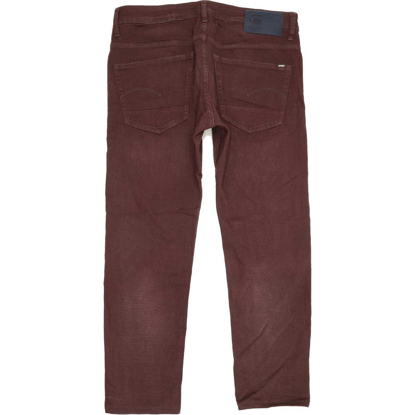 G-Star 3301 Men Purple Straight Slim Stretch Jeans W36 L28