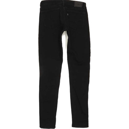 Levi's 711 Women Black Skinny Slim Stretch Jeans W29 L31