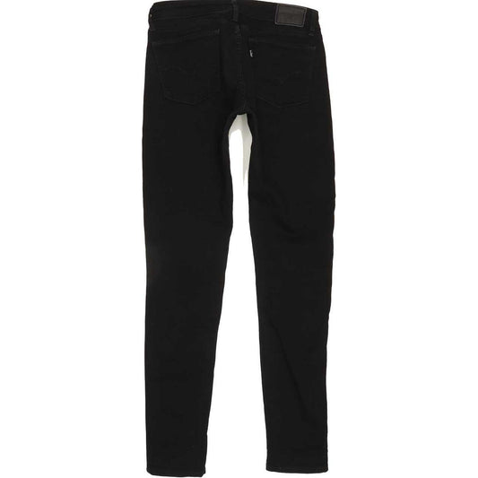 Levi's 711 Women Black Skinny Slim Stretch Jeans W29 L31