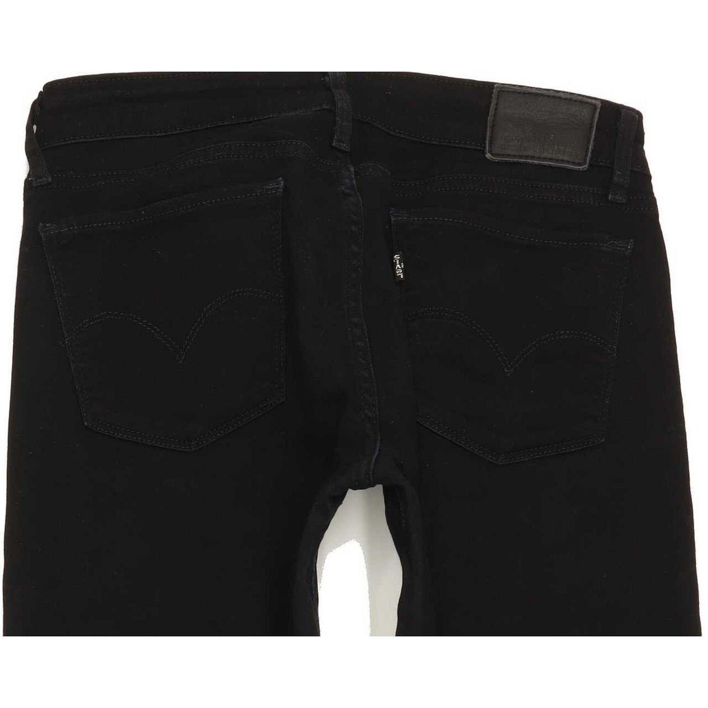 Levi's 711 Women Black Skinny Slim Stretch Jeans W29 L31