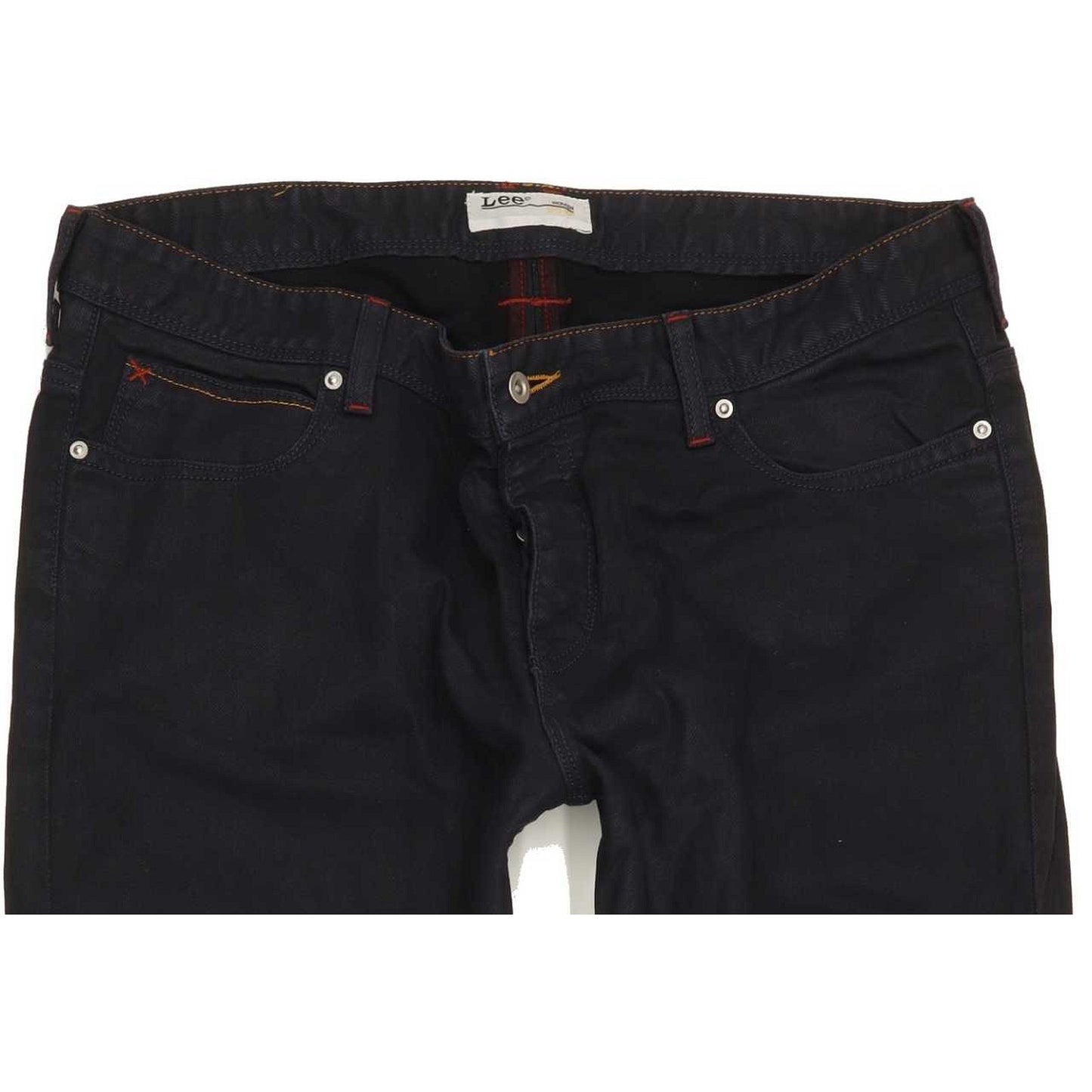 Lee Reva Women Navy Straight Slim Jeans W32 L28