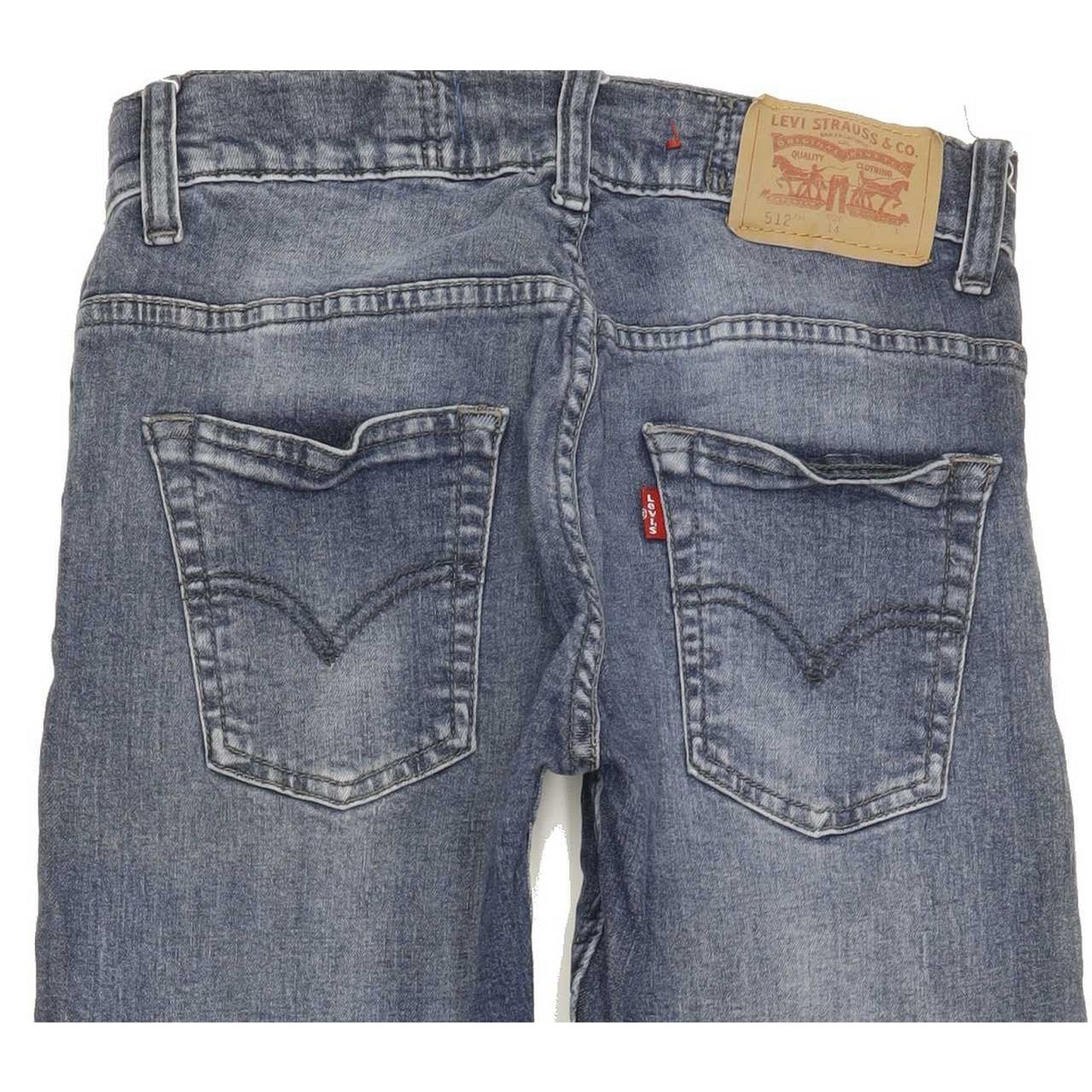 Levi's 512 Kids Blue Tapered Slim Stretch Jeans W26 L29