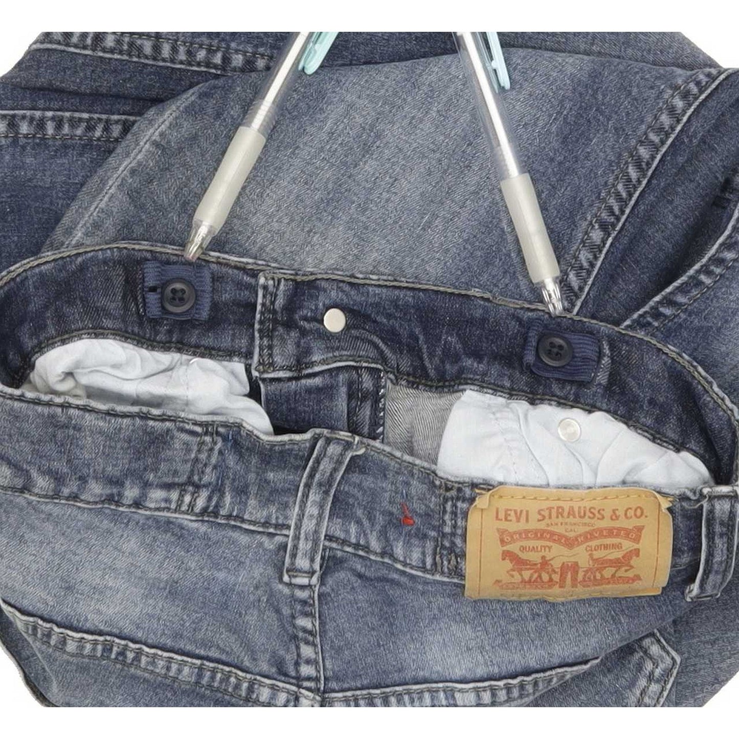 Levi's 512 Kids Blue Tapered Slim Stretch Jeans W26 L29