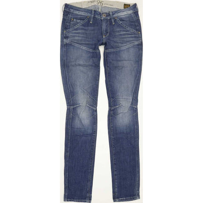 G-Star Women Blue Tapered Slim Stretch Jeans W28 L34