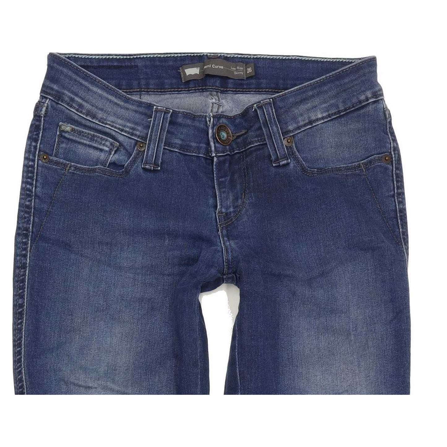 Levi's Demi Curve Women Blue Skinny Slim Stretch Jeans W26 L33