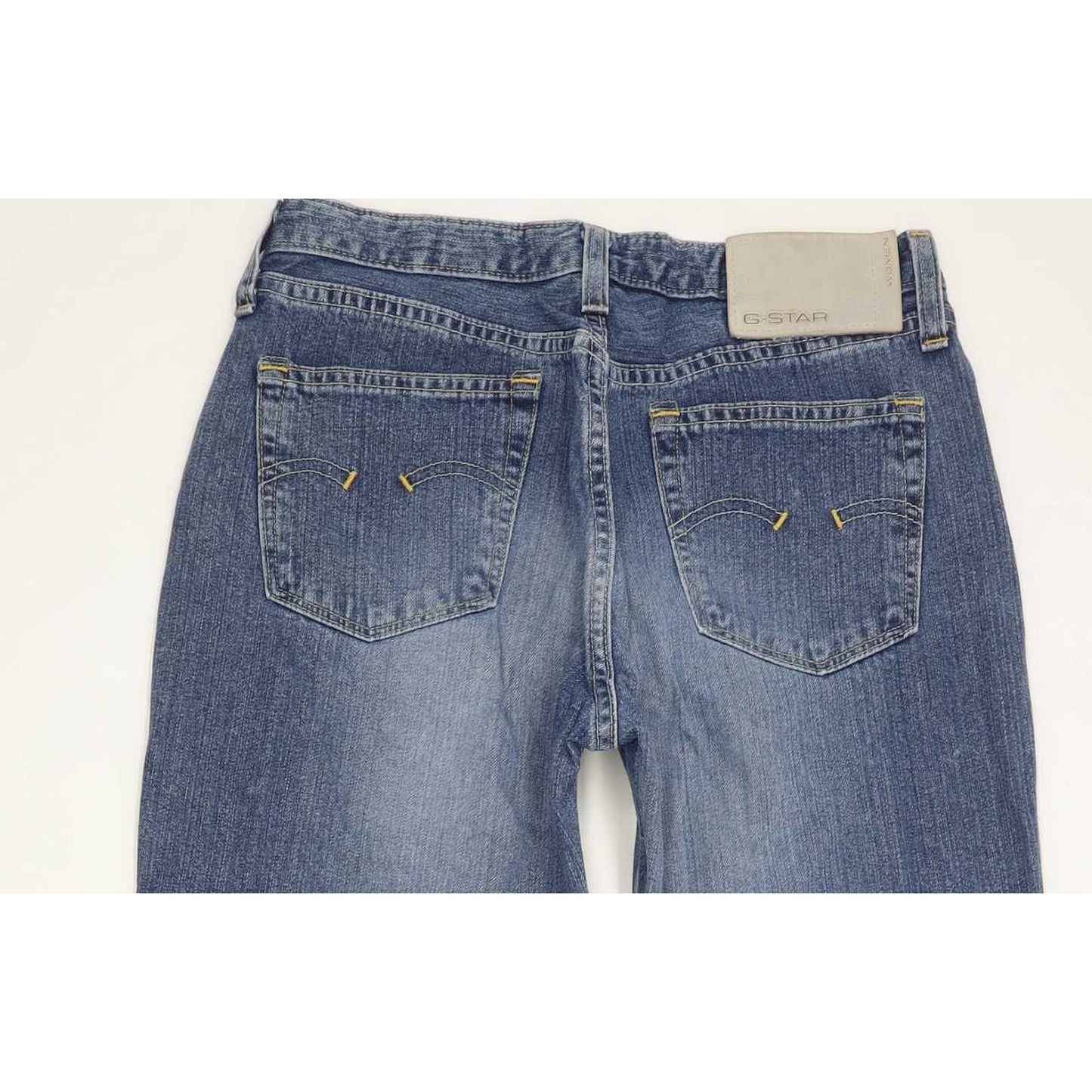 G-Star Women Blue Straight Slim Jeans W27 L33