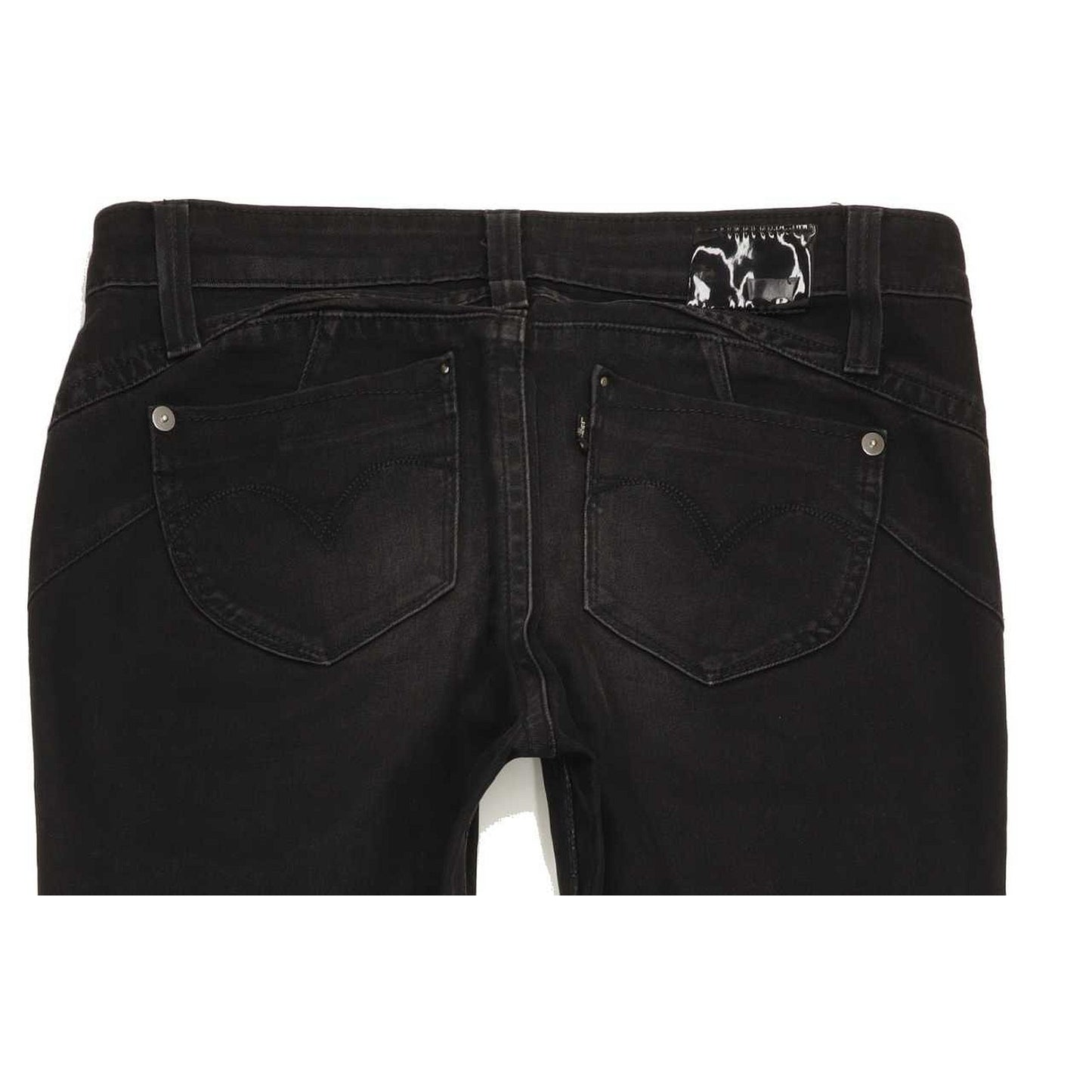 Levi's Demi Curve Women Black Skinny Slim Stretch Jeans W31 L32