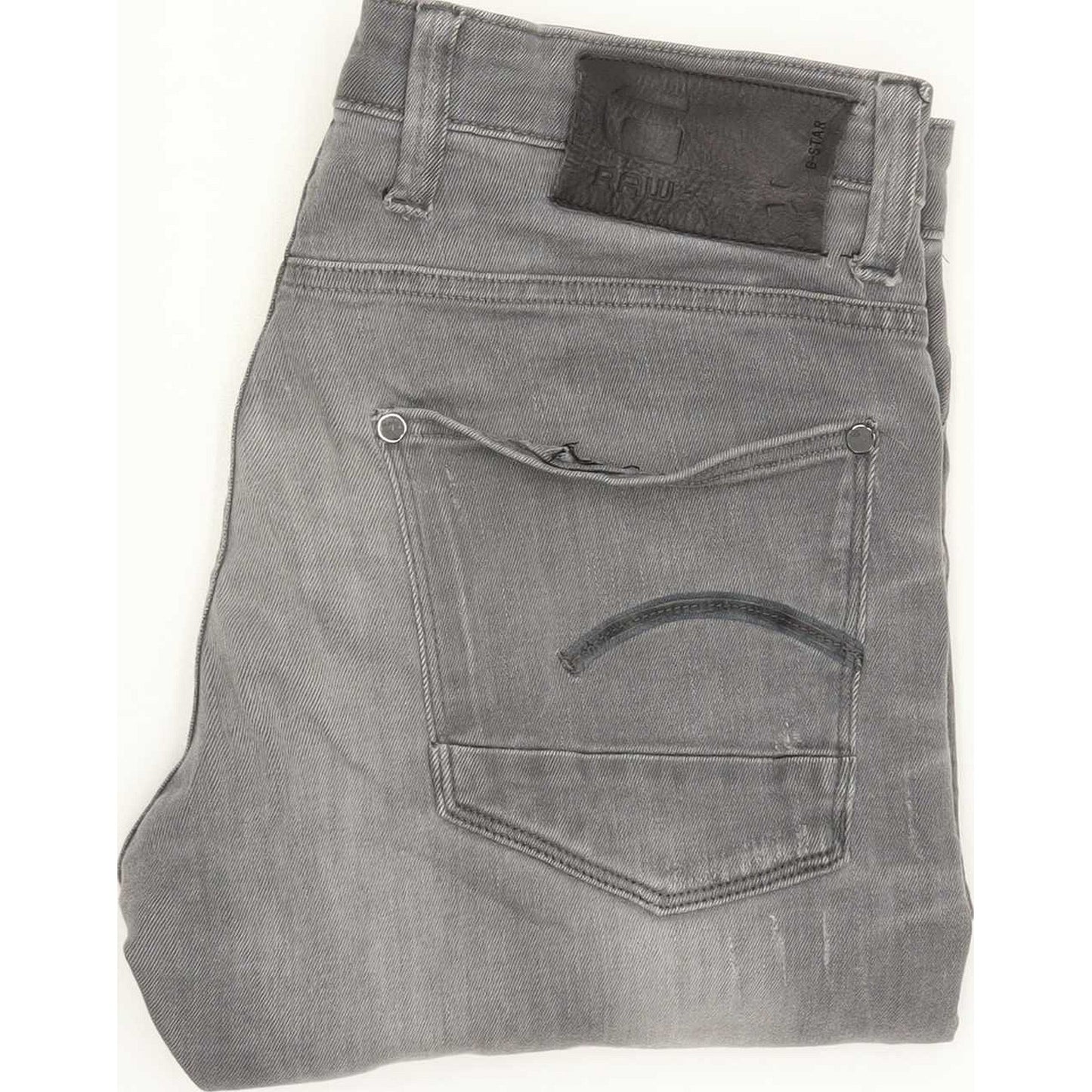 G-Star Men Grey Tapered Slim Stretch Jeans W30 L31