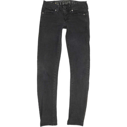 G-Star Corvet Women Black Skinny Slim Stretch Jeans W26 L31