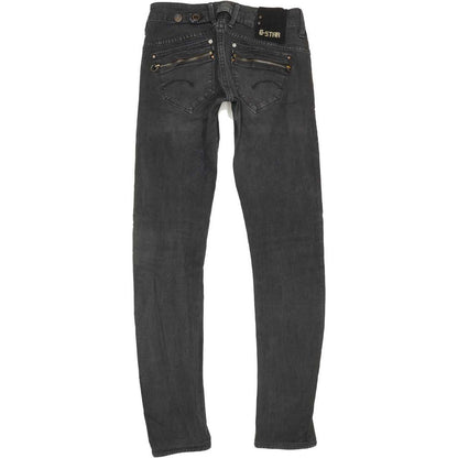 G-Star Corvet Women Black Skinny Slim Stretch Jeans W26 L31