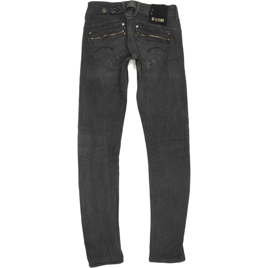 G-Star Corvet Women Black Skinny Slim Stretch Jeans W26 L31
