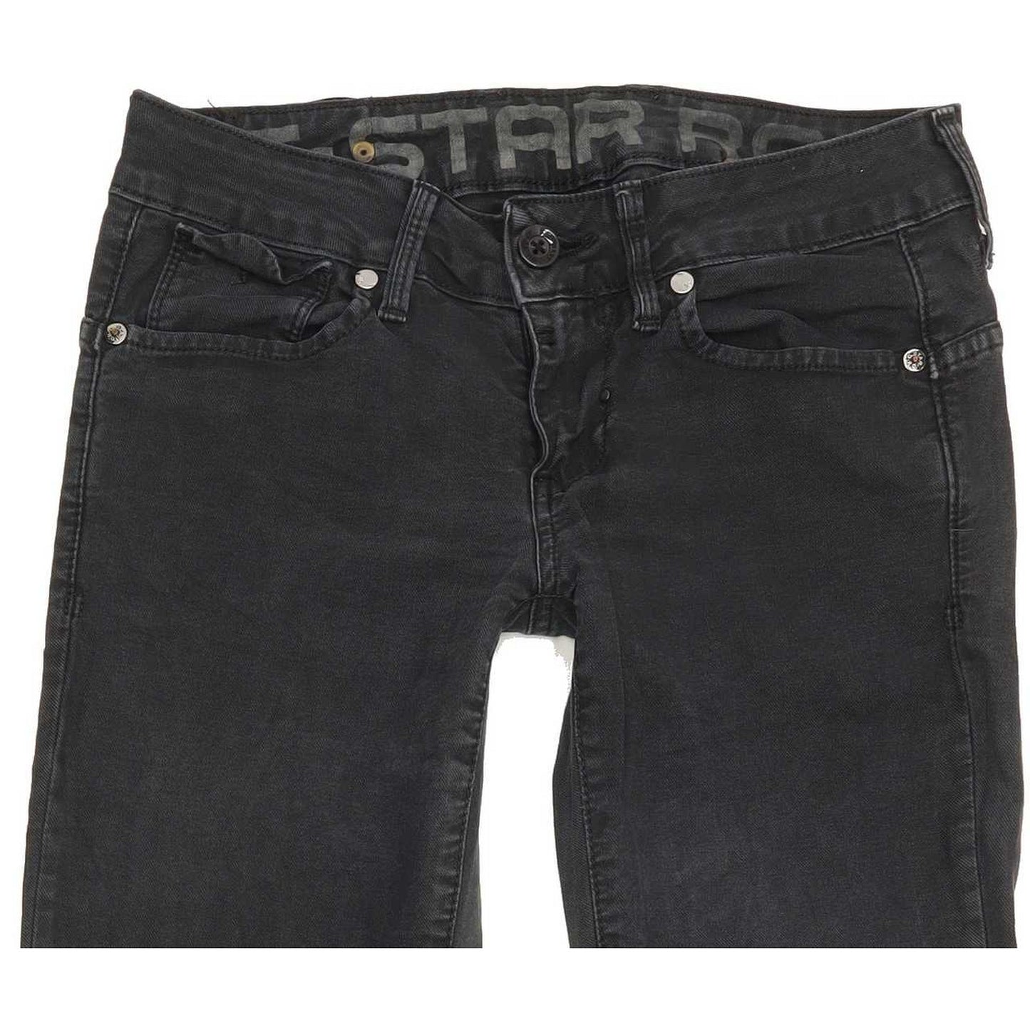 G-Star Corvet Women Black Skinny Slim Stretch Jeans W26 L31