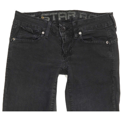 G-Star Corvet Women Black Skinny Slim Stretch Jeans W26 L31