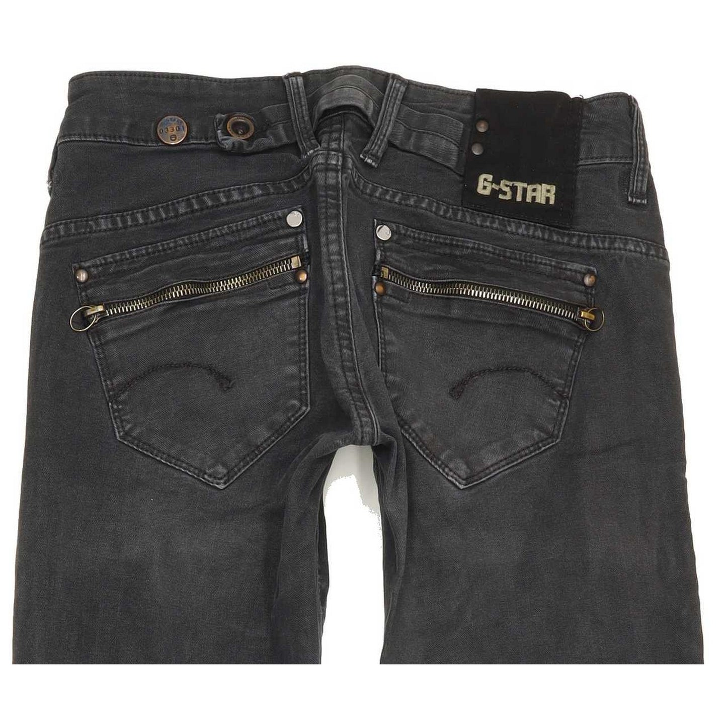 G-Star Corvet Women Black Skinny Slim Stretch Jeans W26 L31
