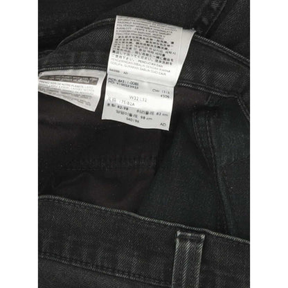 Levi's 511 Men Black Straight Slim Stretch Jeans W32 L31