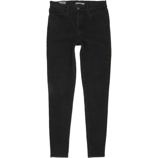 Levi's 720 Super Women Black Skinny Slim Stretch Jeans W30 L29