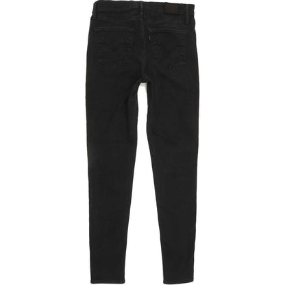 Levi's 720 Super Women Black Skinny Slim Stretch Jeans W30 L29