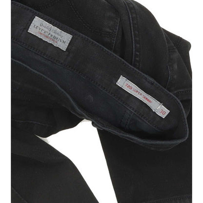 Levi's 720 Super Women Black Skinny Slim Stretch Jeans W30 L29