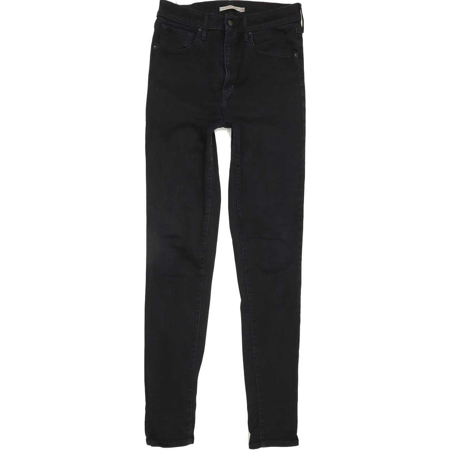 Levi's Mile High Rise Black Skinny Stretch Jeans High Waisted W30 L32