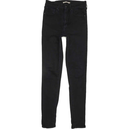 Levi's Mile High Rise Black Skinny Stretch Jeans High Waisted W30 L32