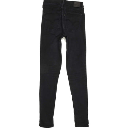 Levi's Mile High Rise Black Skinny Stretch Jeans High Waisted W30 L32
