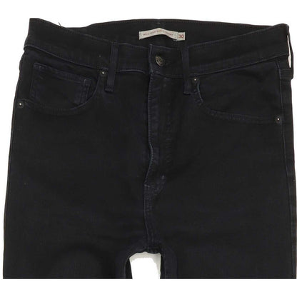 Levi's Mile High Rise Black Skinny Stretch Jeans High Waisted W30 L32